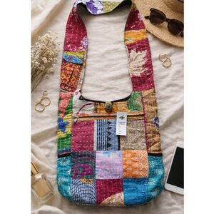 Colorful Patchwork Shoulder Bag